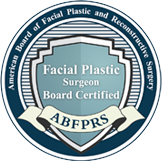 Facial plastic surgeon board certification