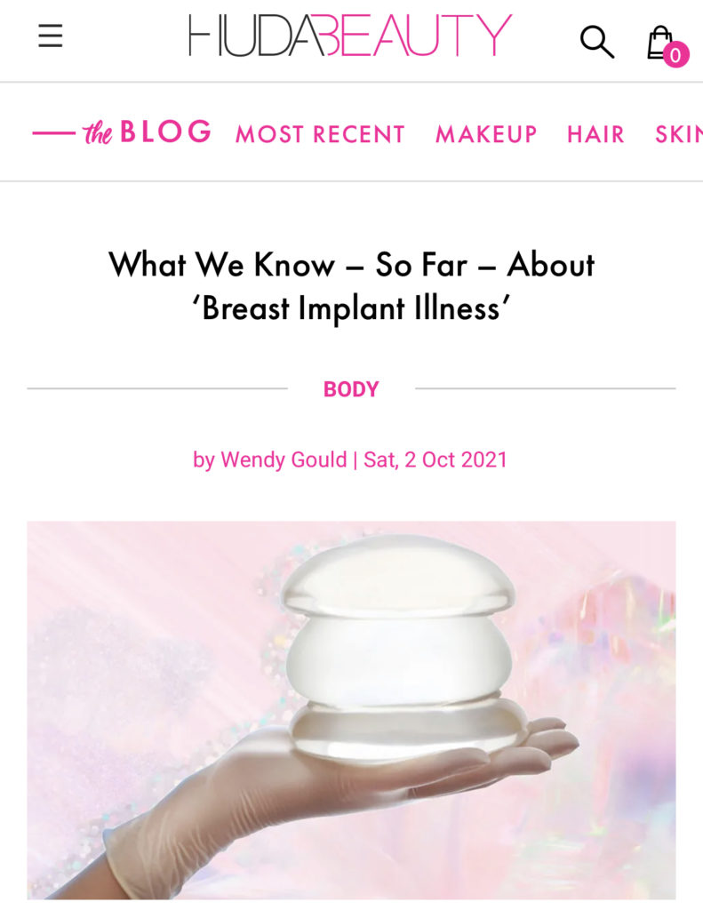 HUdabeauty: breast implants illness