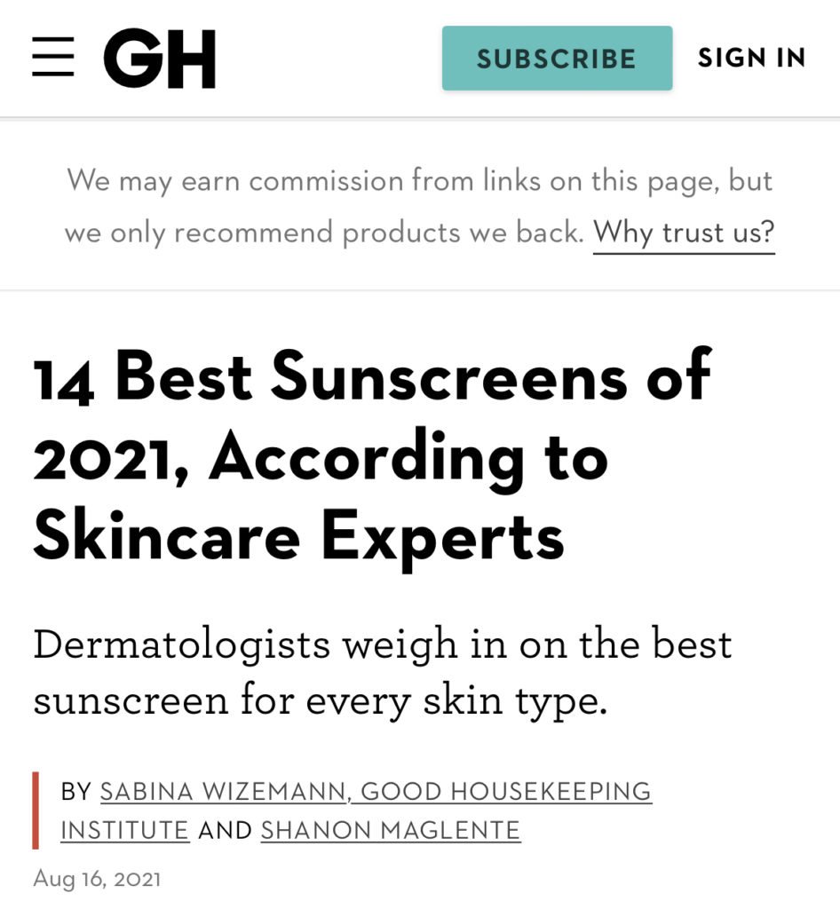 GH: 14 best sunscreens